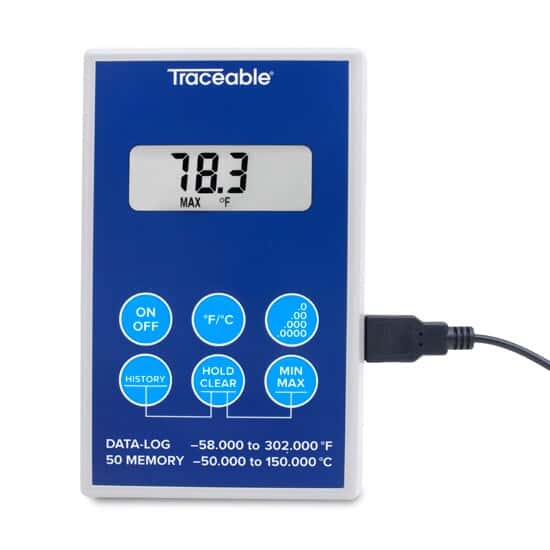 Scientific Thermistor Thermometer with USB Probe - Image 3