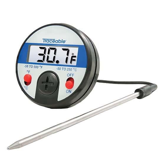Remote Probe Thermometer; ±1.0°C accuracy (-20 to 100°C)