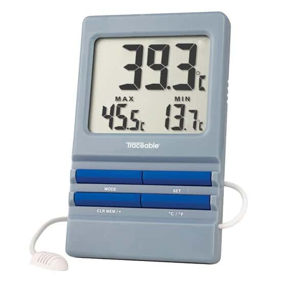 Thermohygrometer with Alarm; External Sensor