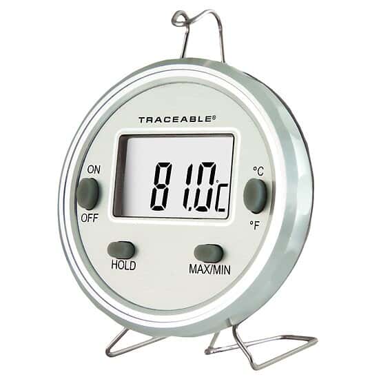 Water-Resistant Metal Thermometer; Dishwasher