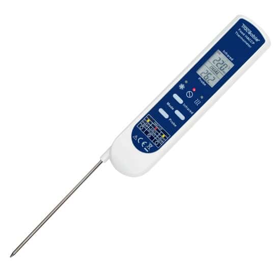 2-in-1 Waterproof Food HACCP Thermometer; 1 Integral Fold-Out Probe - Image 2