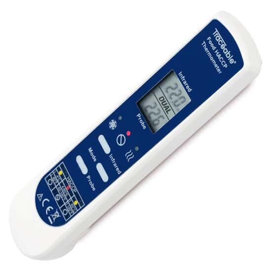 2-in-1 Waterproof Food HACCP Thermometer; 1 Integral Fold-Out Probe - Image 3