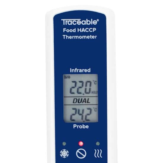 2-in-1 Waterproof Food HACCP Thermometer; 1 Integral Fold-Out Probe - Image 4