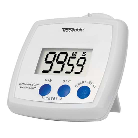 Water-Resistant/Steamproof Timer