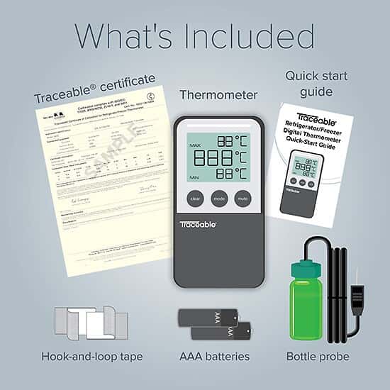 Fridge/Freezer Digital Thermometer with Bottle Probe - Image 8