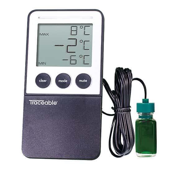 Fridge/Freezer Digital Thermometer with Bottle Probe