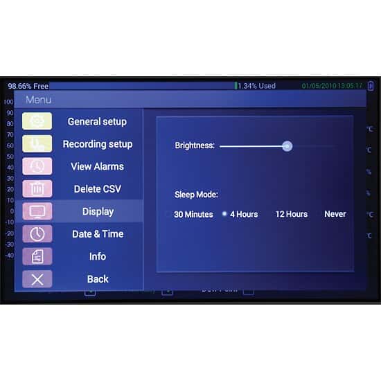 Temperature/Humidity Touchscreen Recorder - Image 5