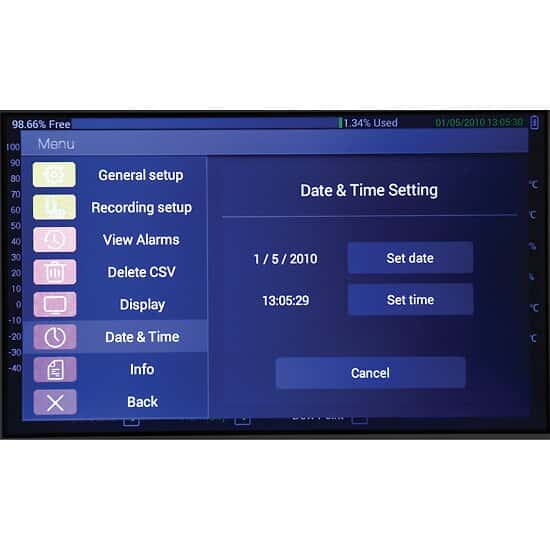 Temperature/Humidity Touchscreen Recorder - Image 6