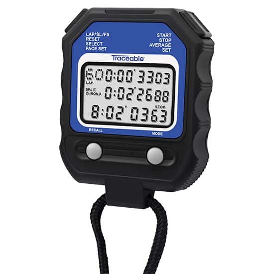 60-Memory Digital Stopwatch