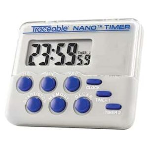 Traceable® Compact Two-Channel Digital Timer with Calibration