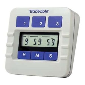 Traceable® Triple-Event Lab Timer with Calibration