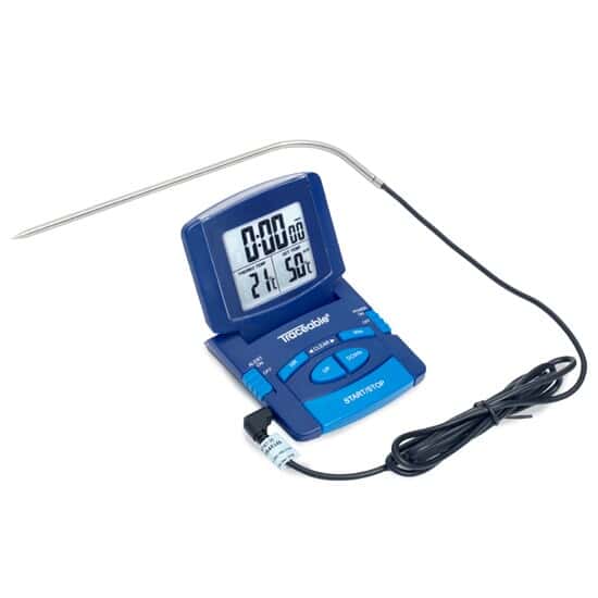 Alarm Thermometer/Timer with Stainless Steel Probe - Image 4
