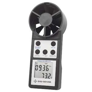 Traceable® Vane Thermoanemometer with RS-232 Output and Calibration