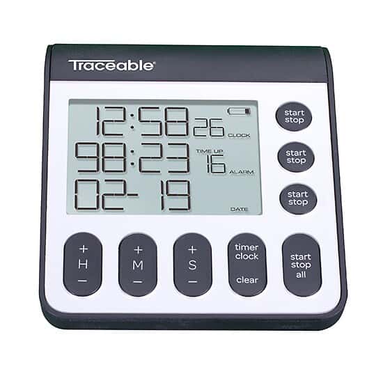 Three-Channel Benchtop Timer with Antimicrobial Protection