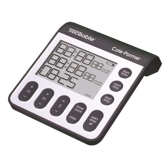 Three-Channel Benchtop Timer with Antimicrobial Protection - Image 4