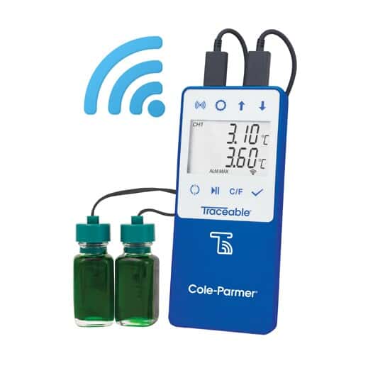 Wi-Fi Data Logging Refrigerator/Freezer Thermometer Compatible with TraceableLIVE® Cloud Service; 2 Bottle Probes - Image 6