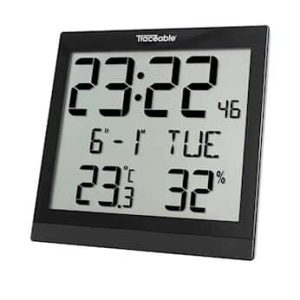 Traceable® Digital Radio-Controlled Wall Clocks
