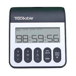 Traceable® Four-Channel Timer with Antimicrobial Protection